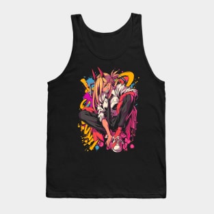 power - chainsaw man Tank Top